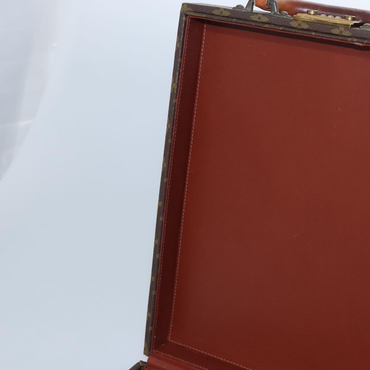 LOUIS VUITTON Monogram Attache case Hand Bag LV Auth MY174A