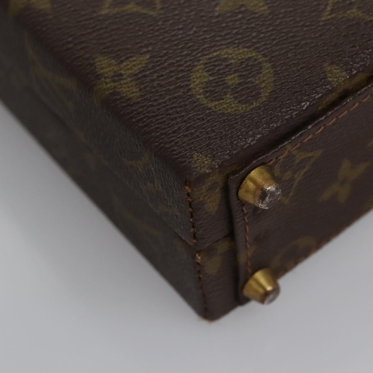 LOUIS VUITTON Monogram Attache case Hand Bag LV Auth MY174A