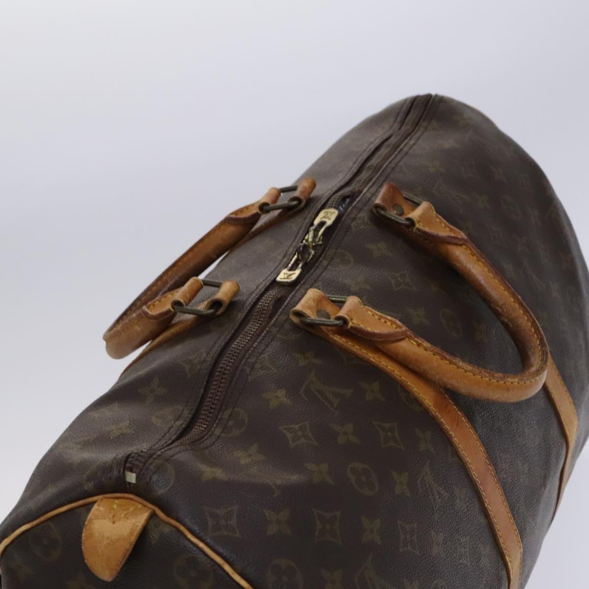 LOUIS VUITTON Monogram Keepall 50 Boston Bag M41426 LV Auth MY177