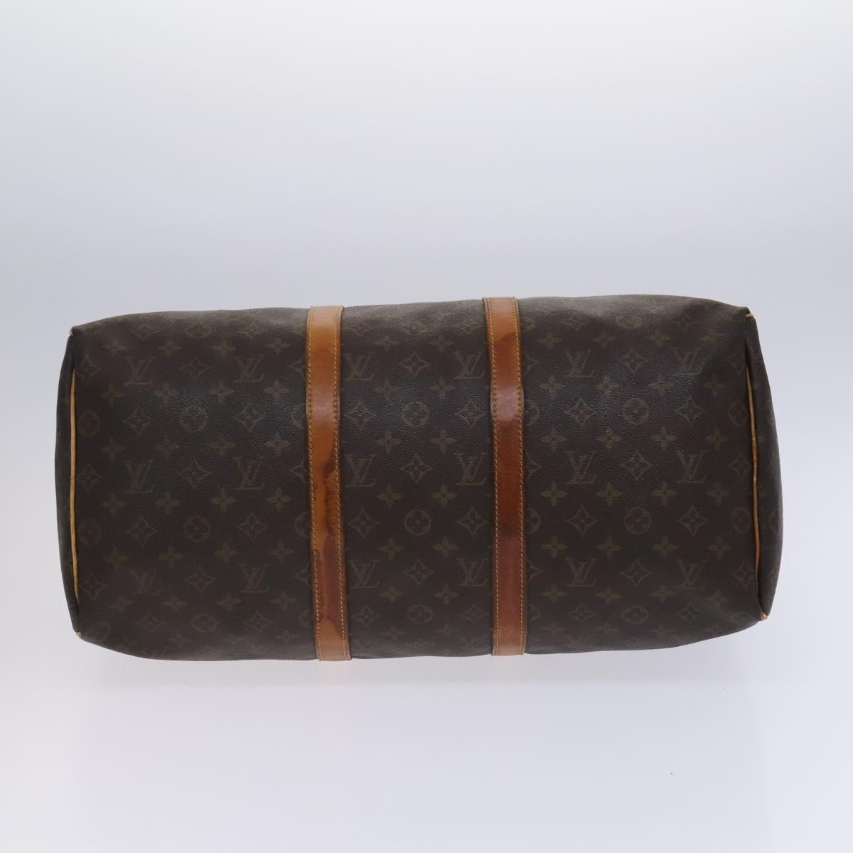 LOUIS VUITTON Monogram Keepall 50 Boston Bag M41426 LV Auth MY177