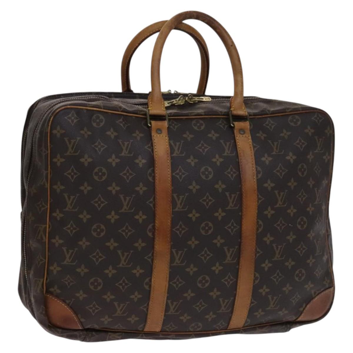 LOUIS VUITTON Monogram Sac 24 Earl Boston Bag M41387 LV Auth MY204