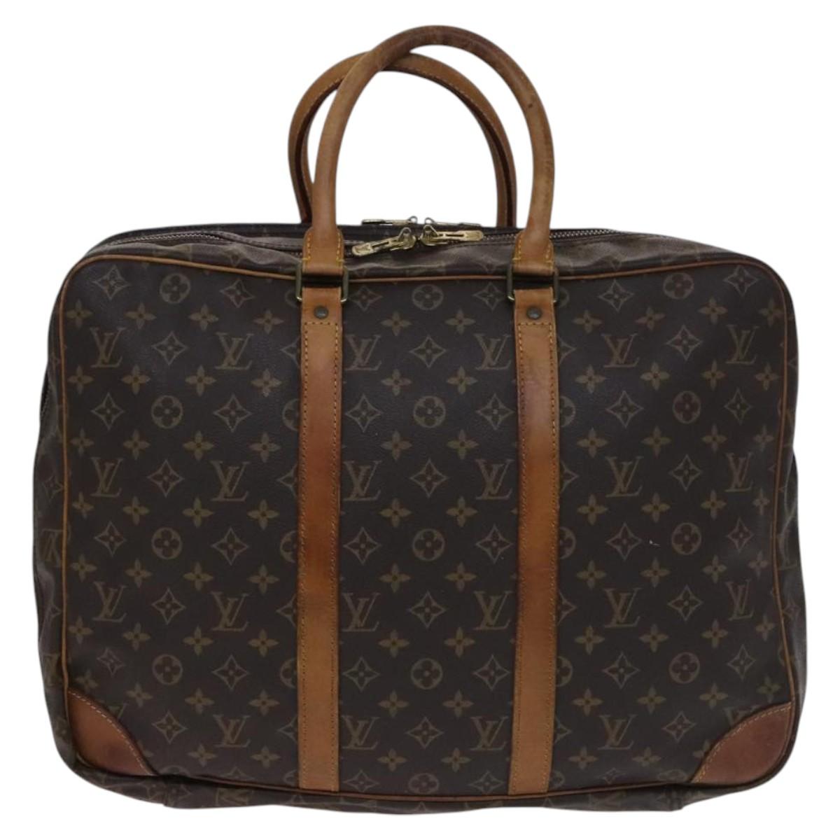 LOUIS VUITTON Monogram Sac 24 Earl Boston Bag M41387 LV Auth MY204