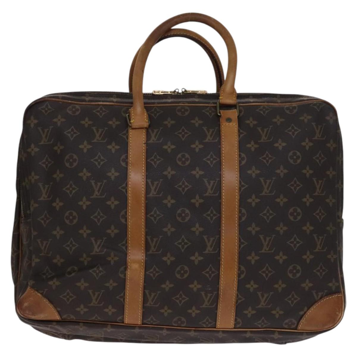 LOUIS VUITTON Monogram Sac 24 Earl Boston Bag M41387 LV Auth MY204