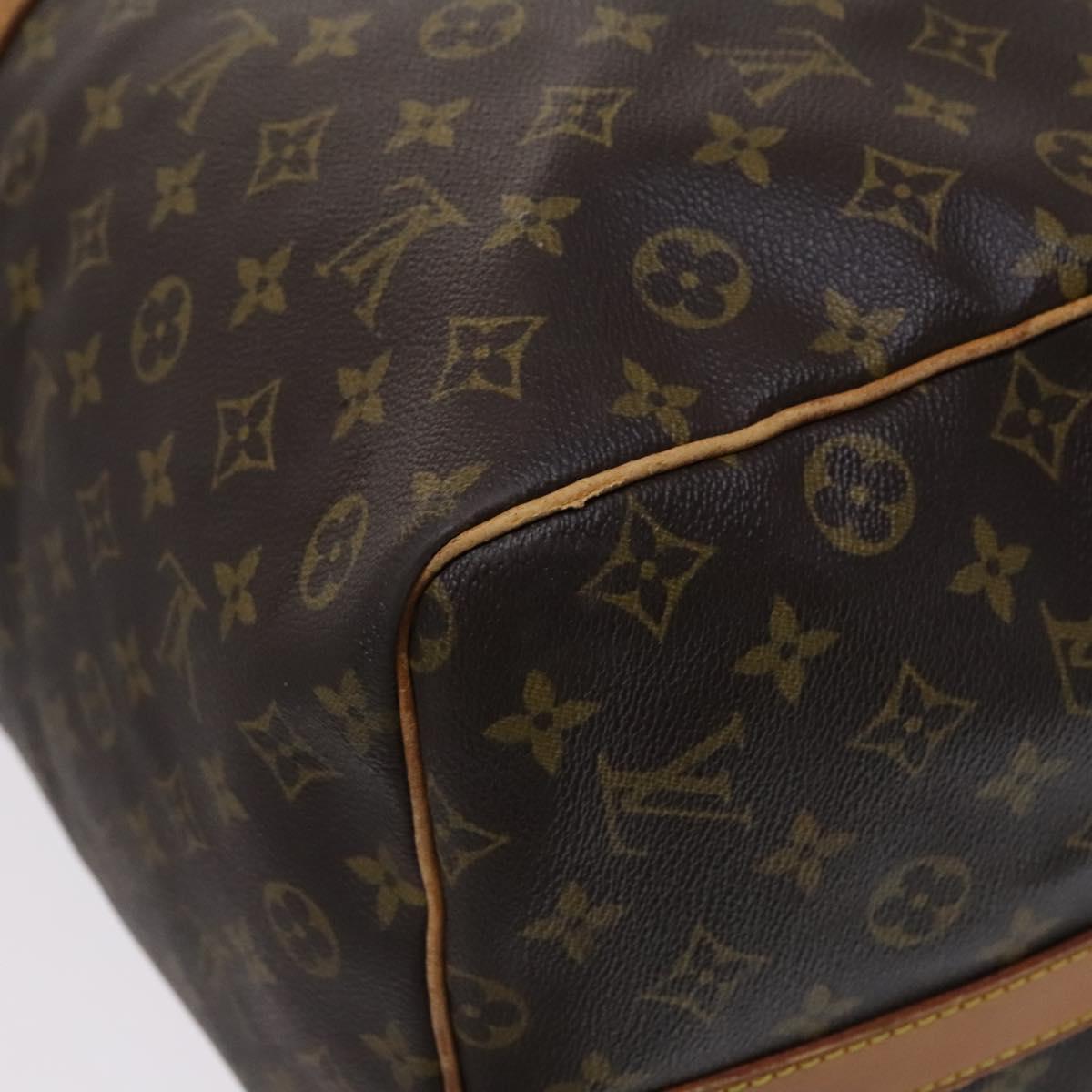 LOUIS VUITTON Monogram Keepall Bandouliere 60 Boston Bag M41412 LV Auth MY220