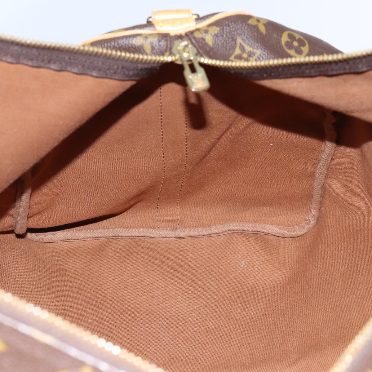 LOUIS VUITTON Monogram Keepall Bandouliere 60 Boston Bag M41412 LV Auth MY220