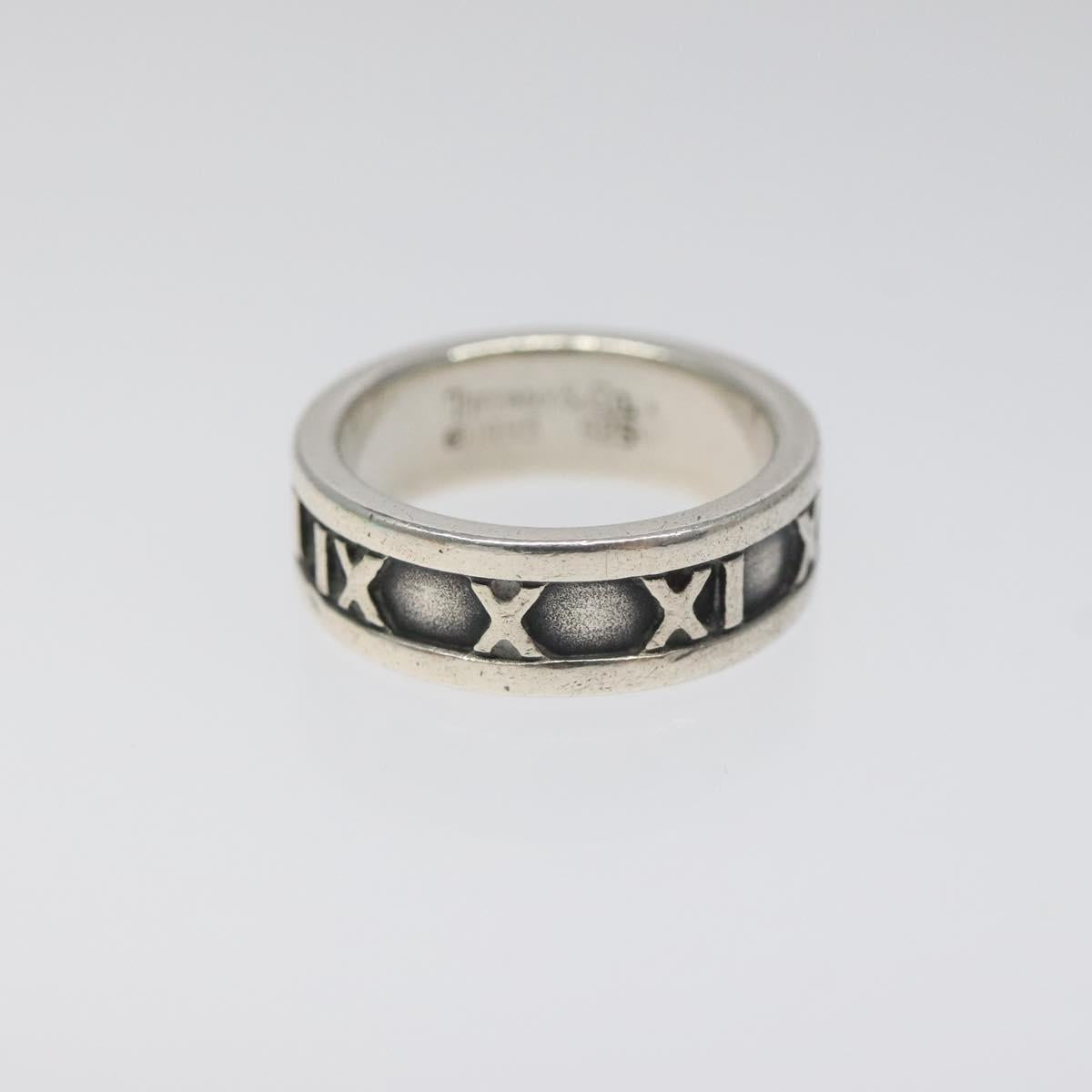 TIFFANY&Co. Atlas Ring Ag925 Silver Auth MY239