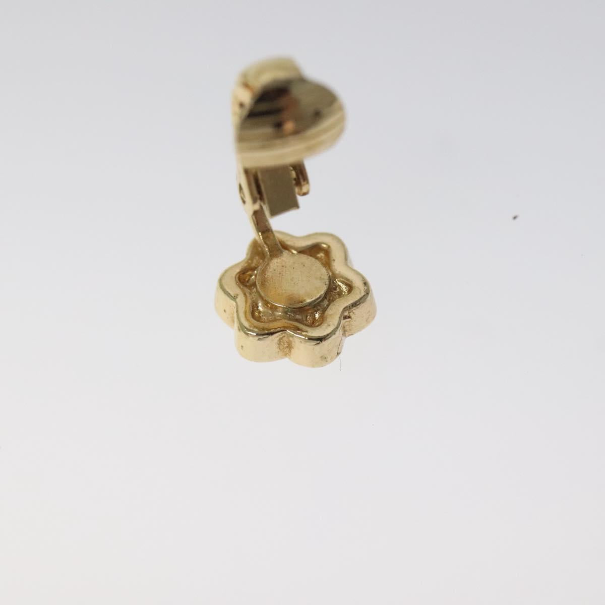 Christian Dior Earring metal Gold Auth MY246