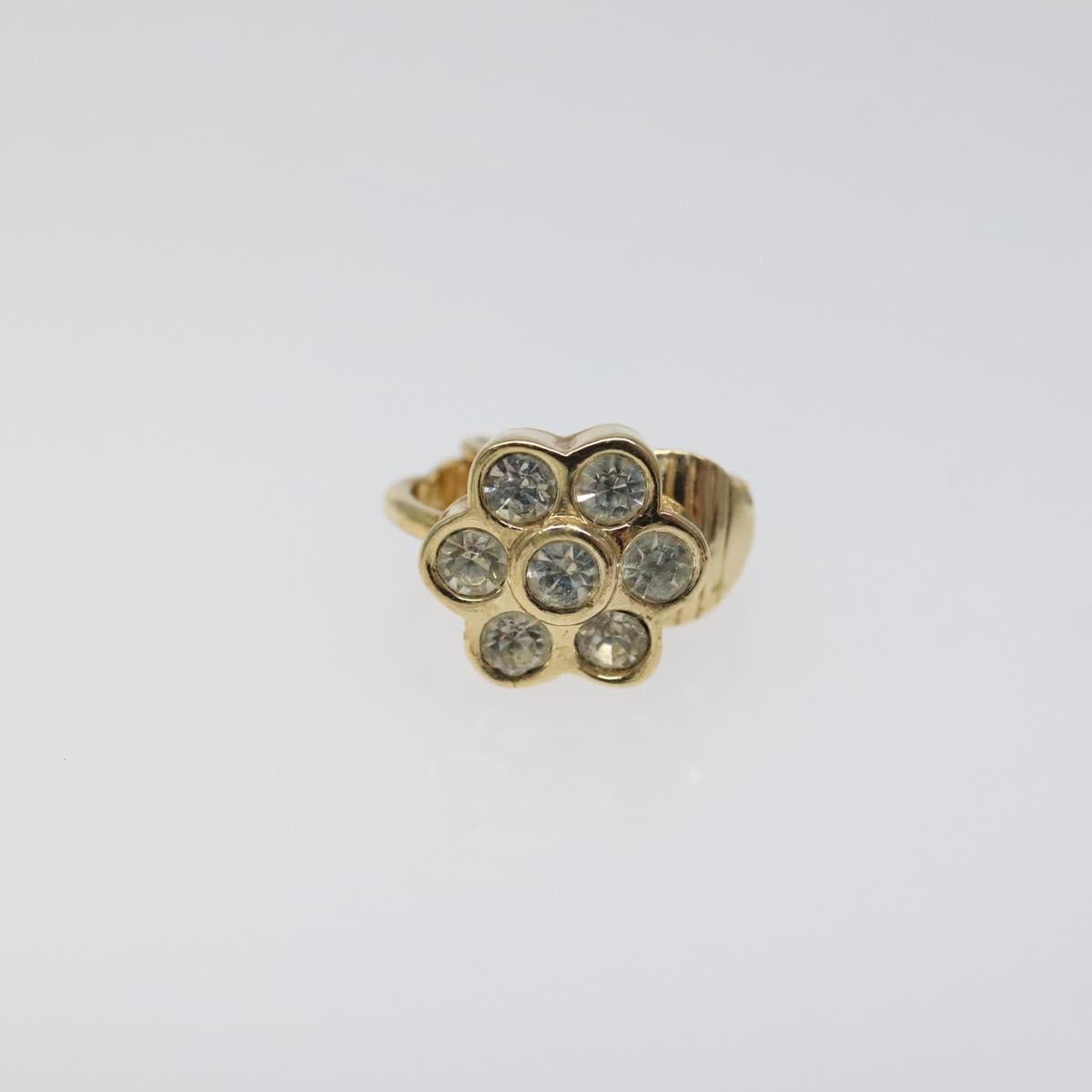 Christian Dior Earring metal Gold Auth MY246
