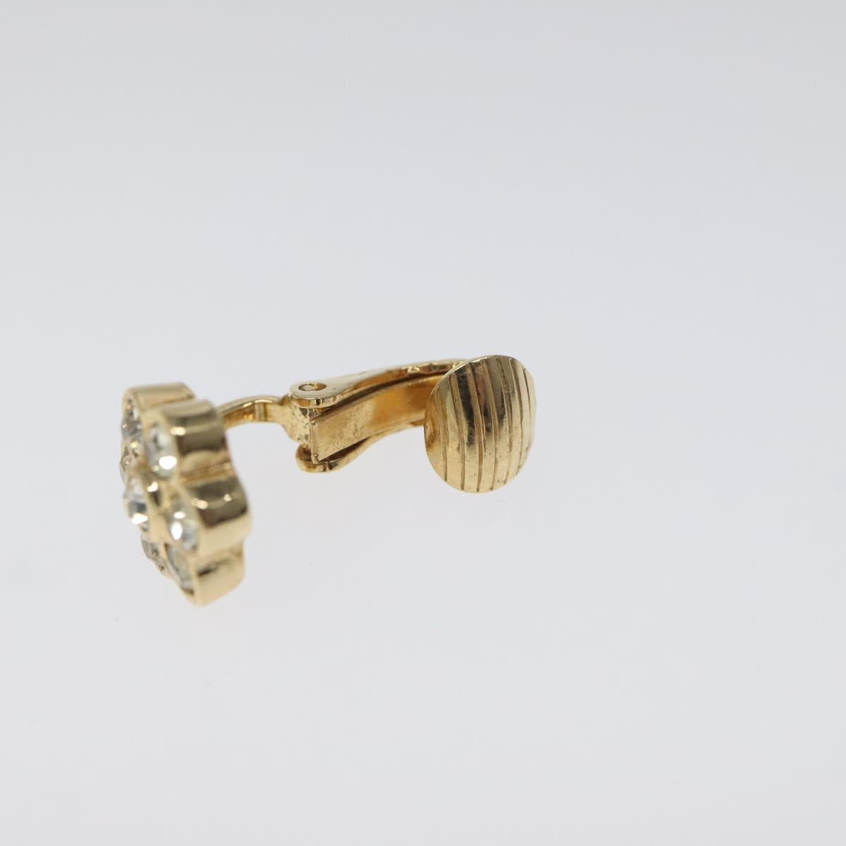 Christian Dior Earring metal Gold Auth MY246