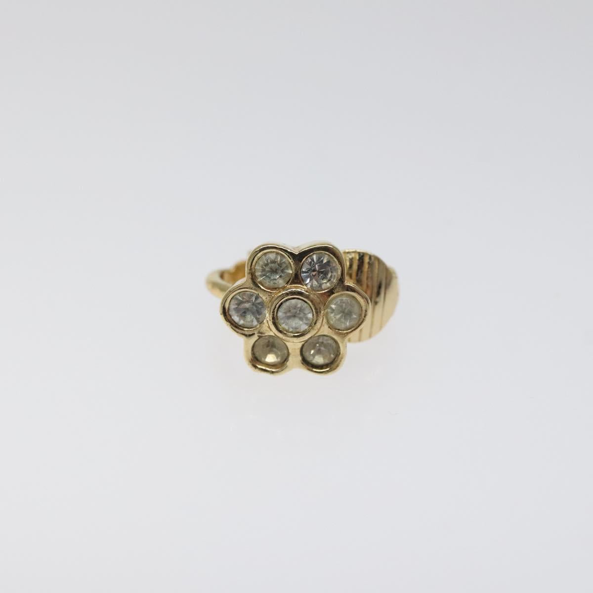 Christian Dior Earring metal Gold Auth MY246
