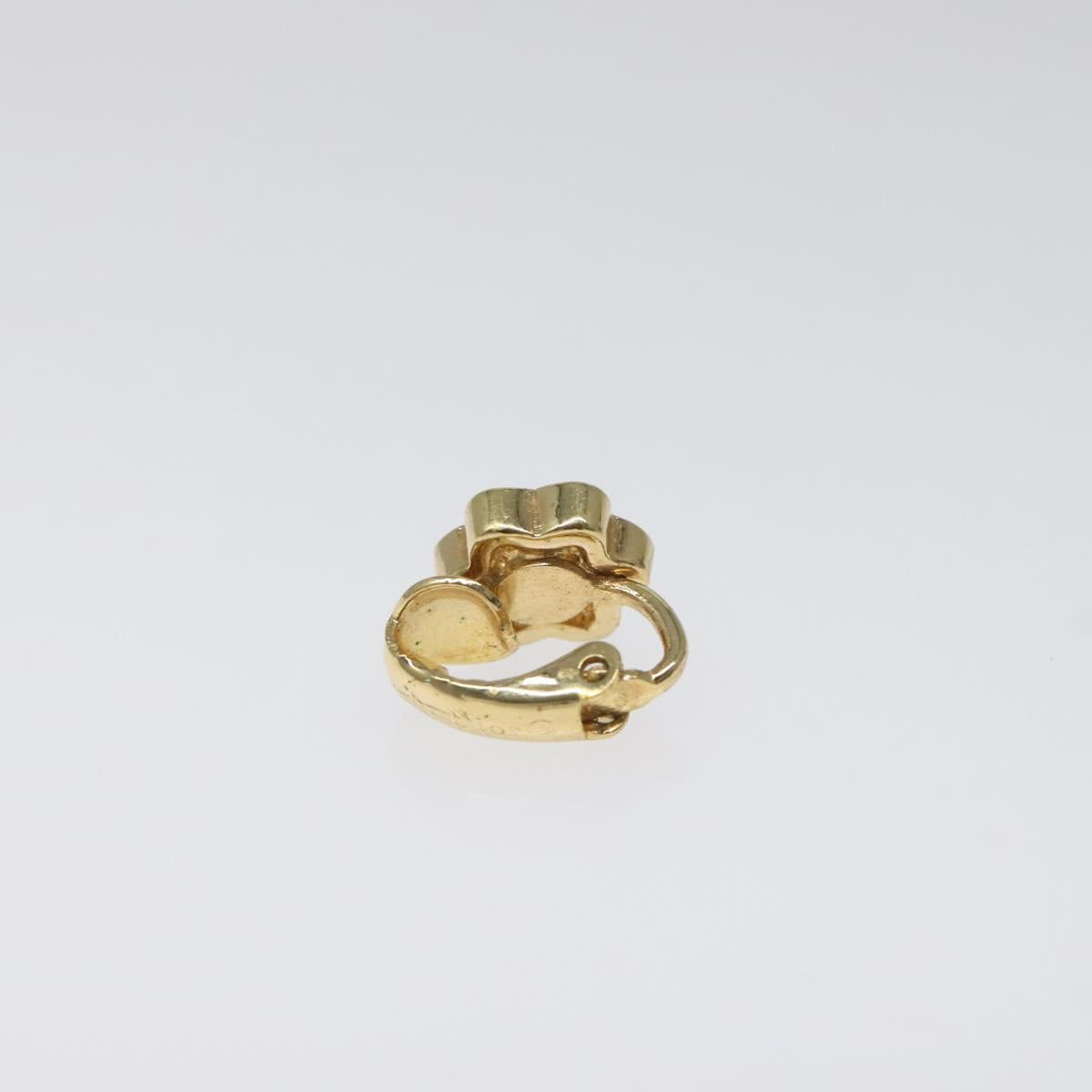 Christian Dior Earring metal Gold Auth MY246