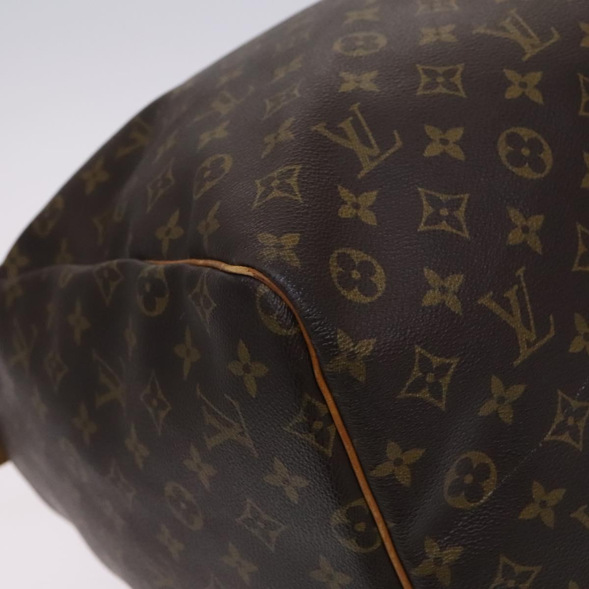 LOUIS VUITTON Monogram Keepall 60 Boston Bag M41422 LV Auth MY273
