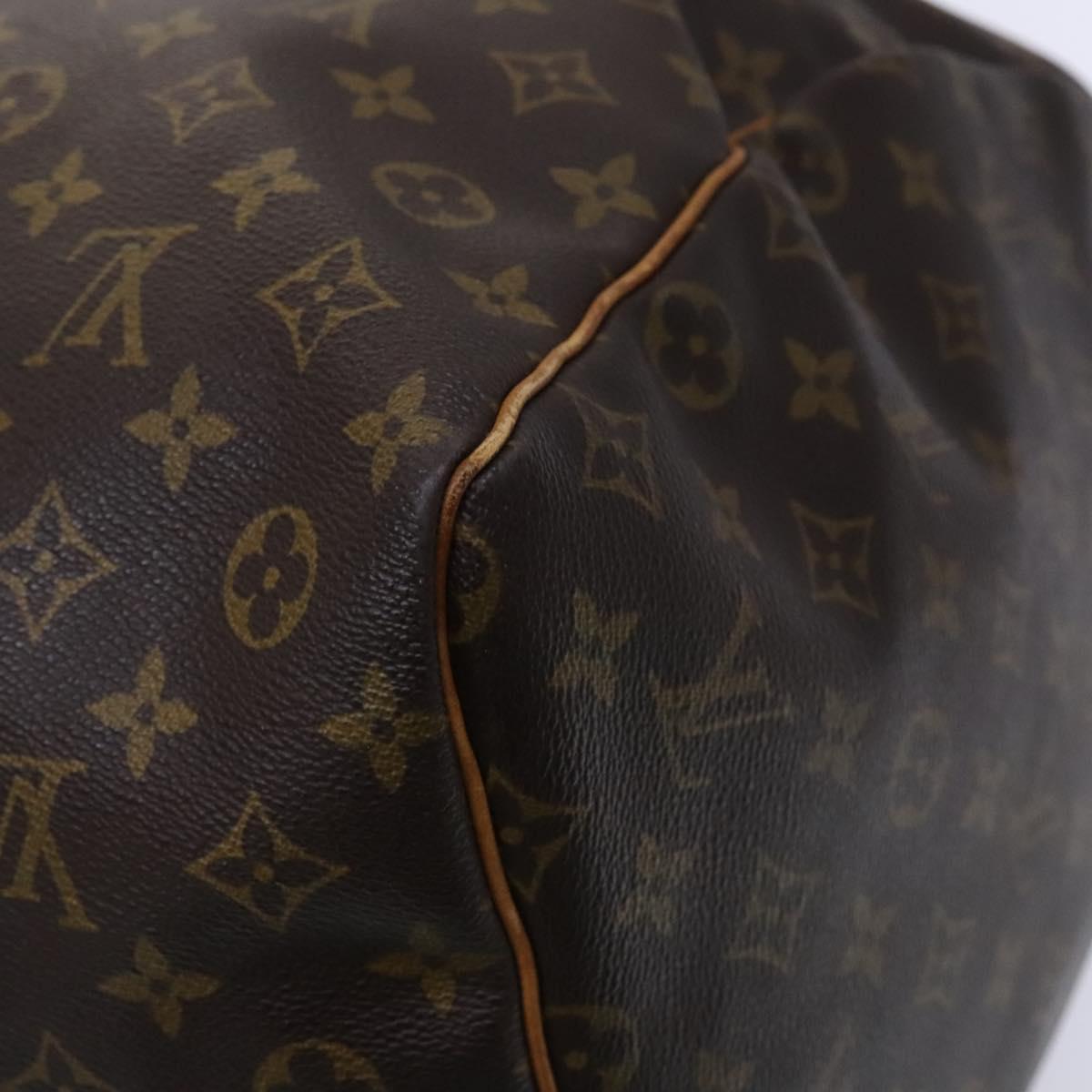LOUIS VUITTON Monogram Keepall 60 Boston Bag M41422 LV Auth MY273
