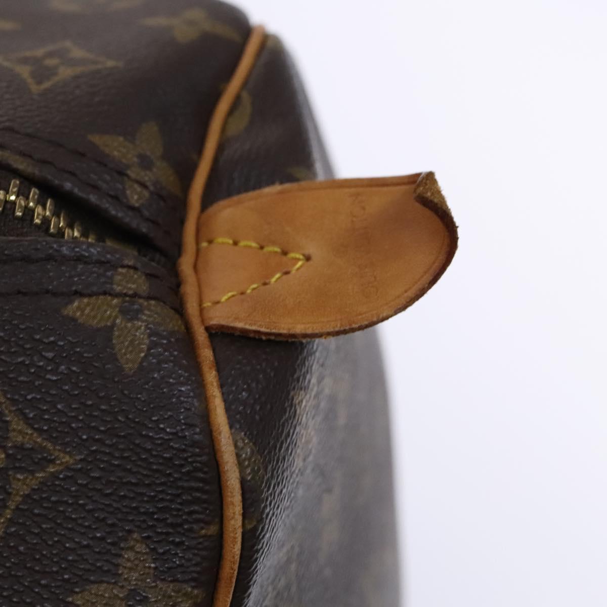LOUIS VUITTON Monogram Keepall 60 Boston Bag M41422 LV Auth MY273