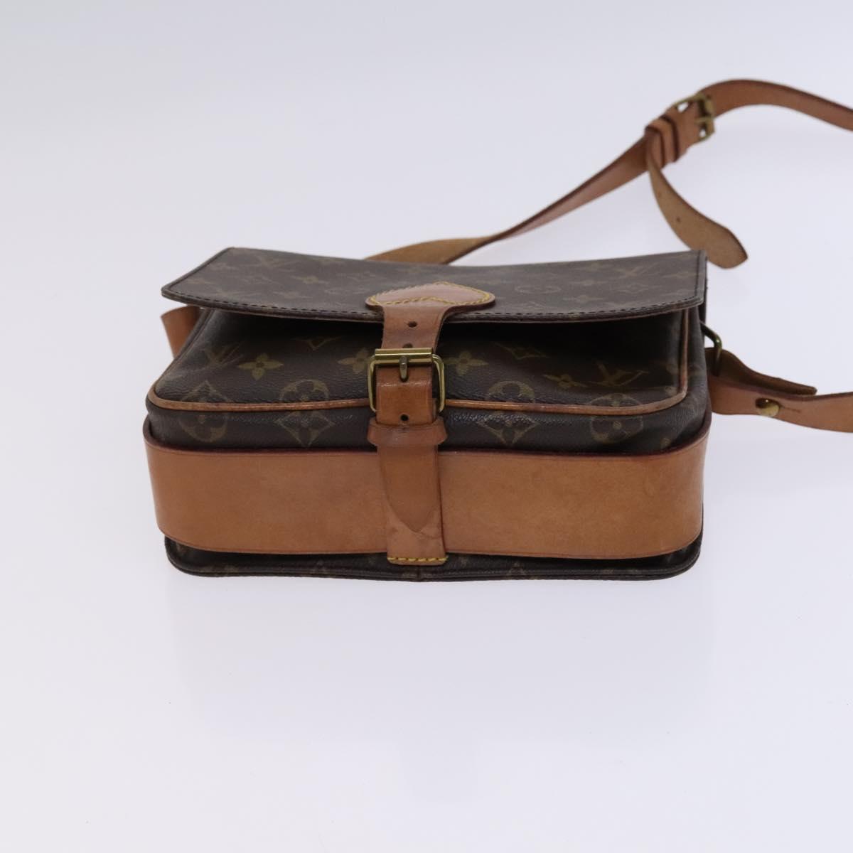 LOUIS VUITTON Monogram Cartouchiere MM Shoulder Bag M51253 LV Auth MY282