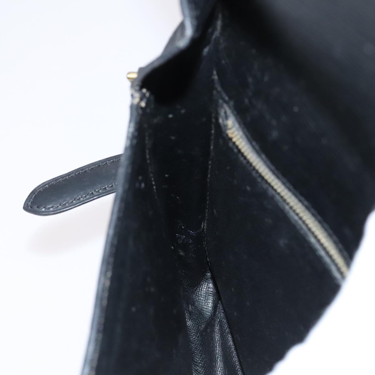 LOUIS VUITTON Epi Saint Cloud GM Shoulder Bag Black Noir M52192 LV Auth MY308