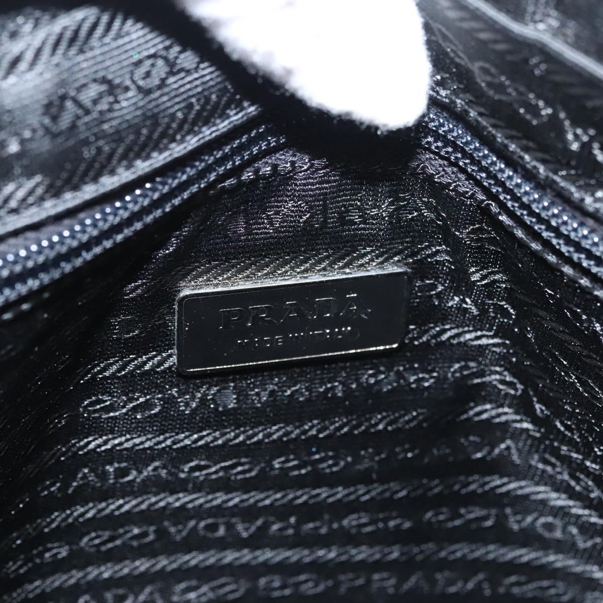 PRADA Shoulder Bag Nylon Black Auth MY310M