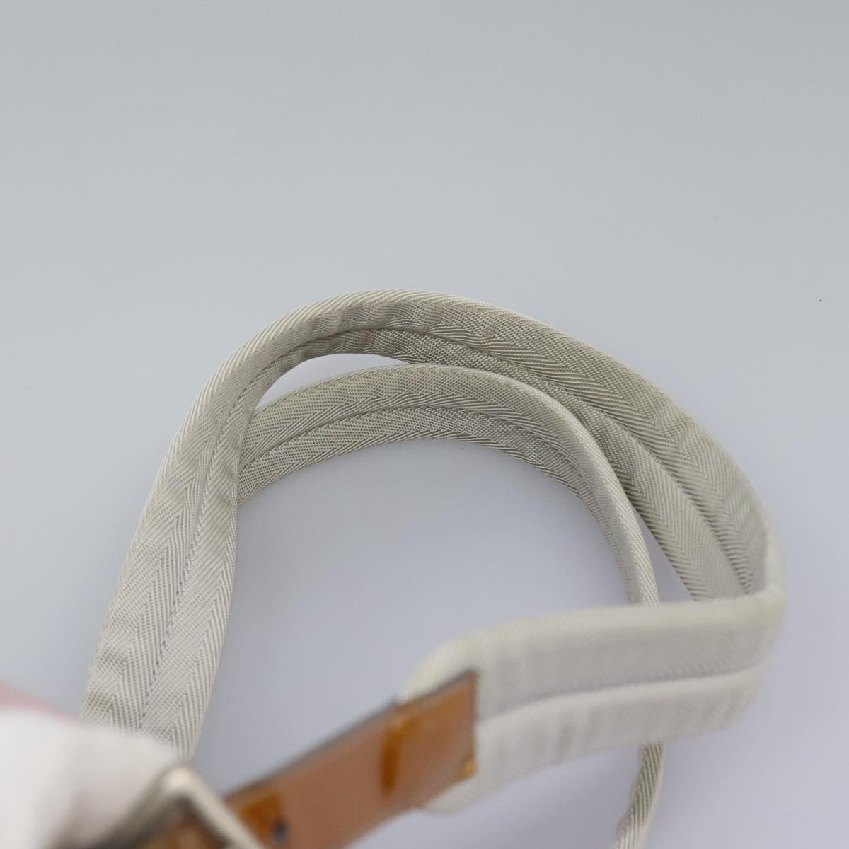 PRADA Backpack Nylon Pink Silver Auth MY315