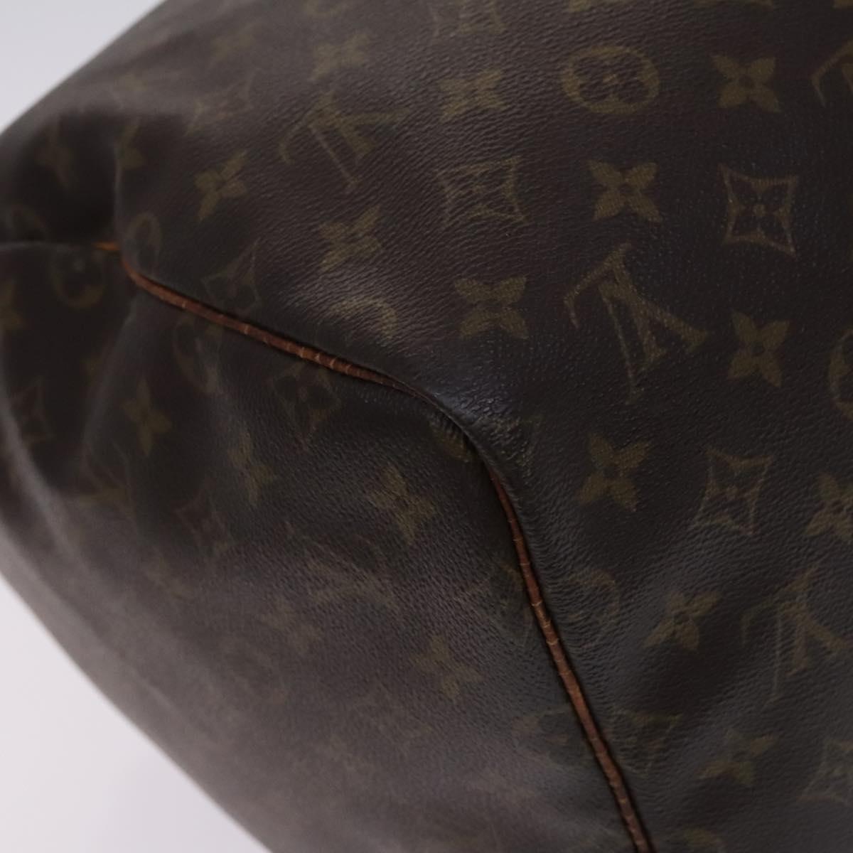 LOUIS VUITTON Monogram Keepall 55 Boston Bag M41424 LV Auth MY330