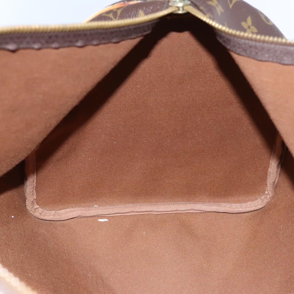 LOUIS VUITTON Monogram Keepall 55 Boston Bag M41424 LV Auth MY330