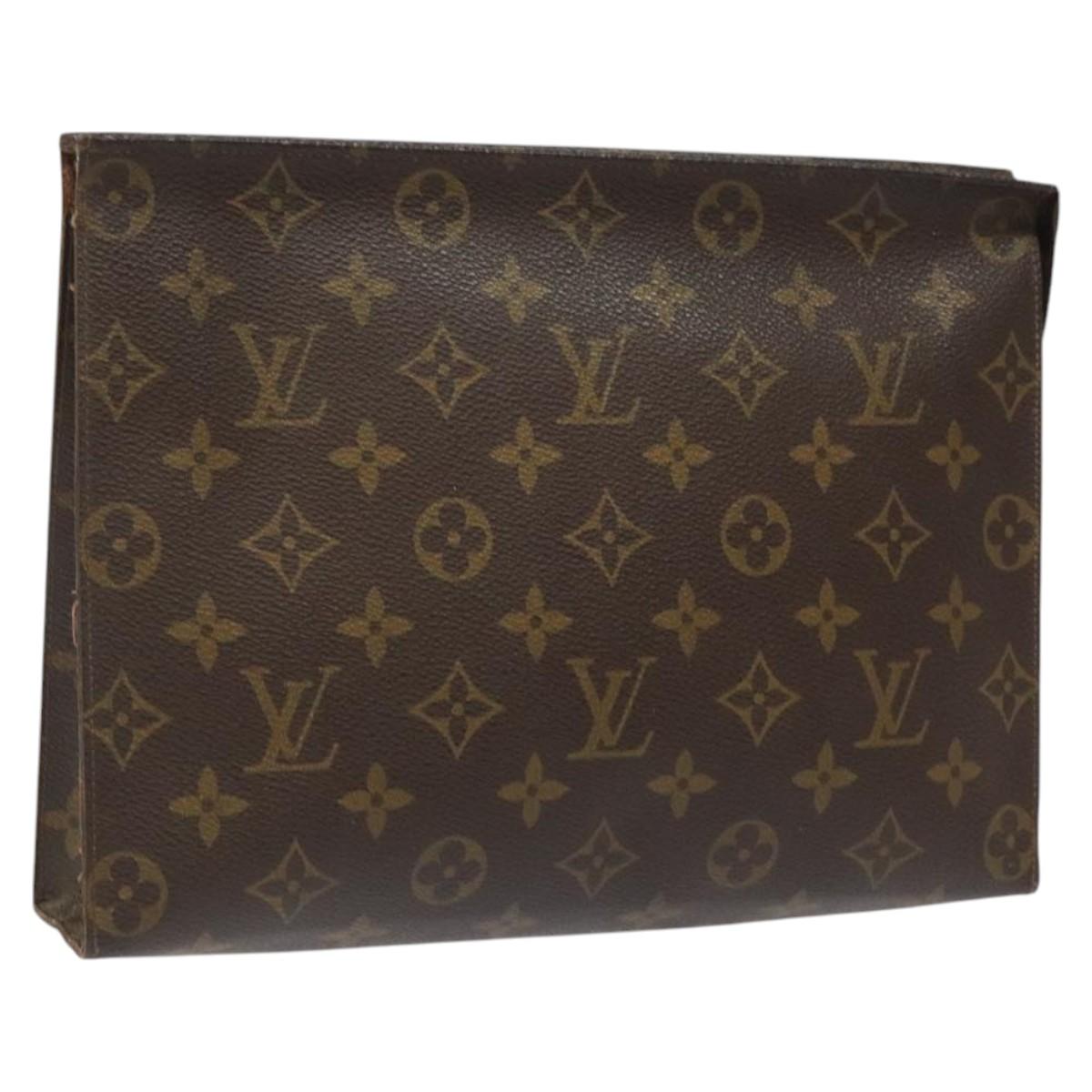 LOUIS VUITTON Monogram Posh Toilette 26 Pouch M47542 LV Auth MY355