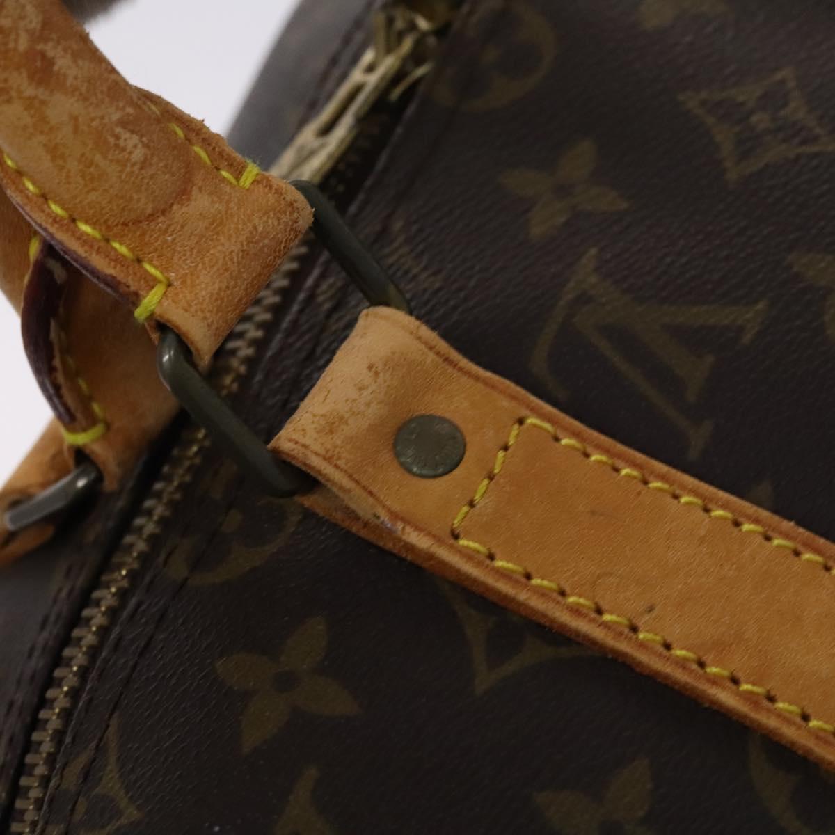 LOUIS VUITTON Monogram Keepall 50 Boston Bag M41426 LV Auth MY369