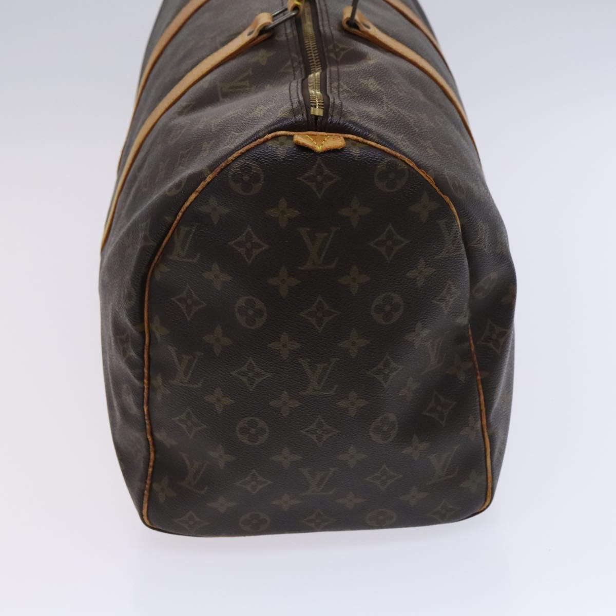 LOUIS VUITTON Monogram Keepall 50 Boston Bag M41426 LV Auth MY369