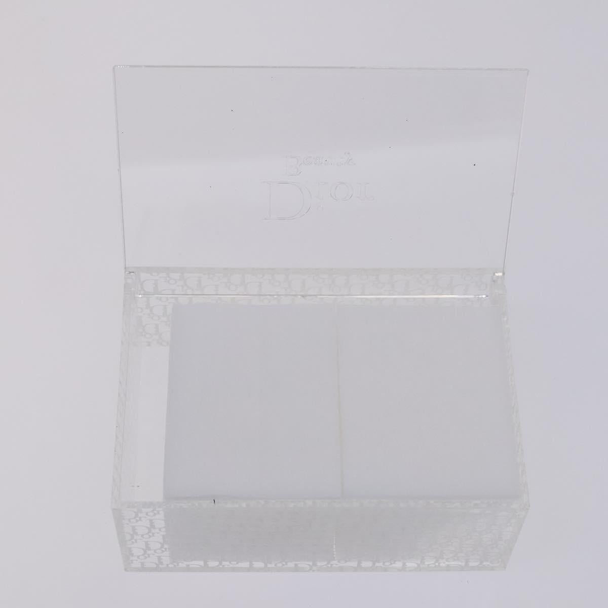 Christian Dior Clear Case plastic 2Set Clear Auth MY472