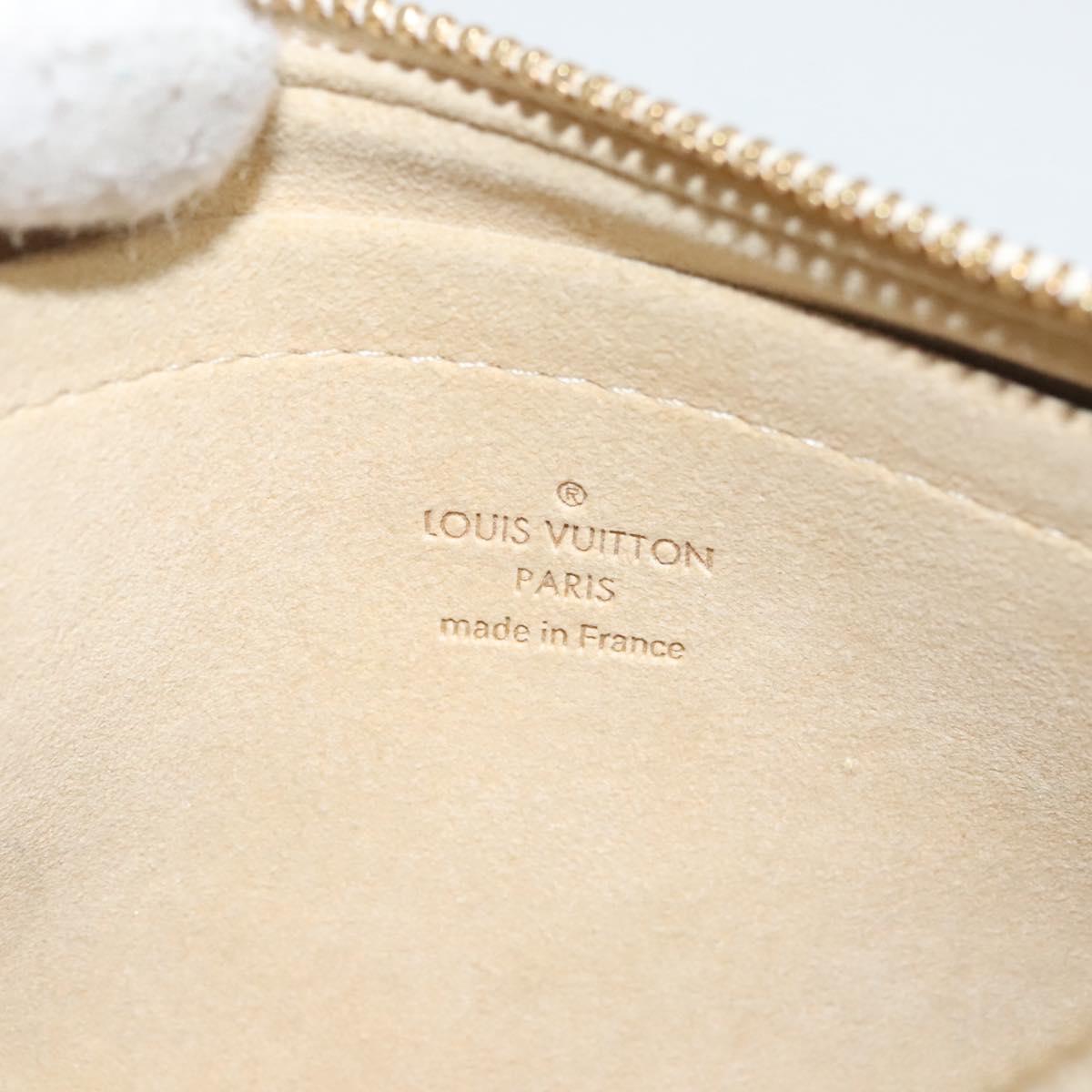 LOUIS VUITTON Damier Azur Pochette Mira MM Accessory Pouch N60027 LV Auth MY486V