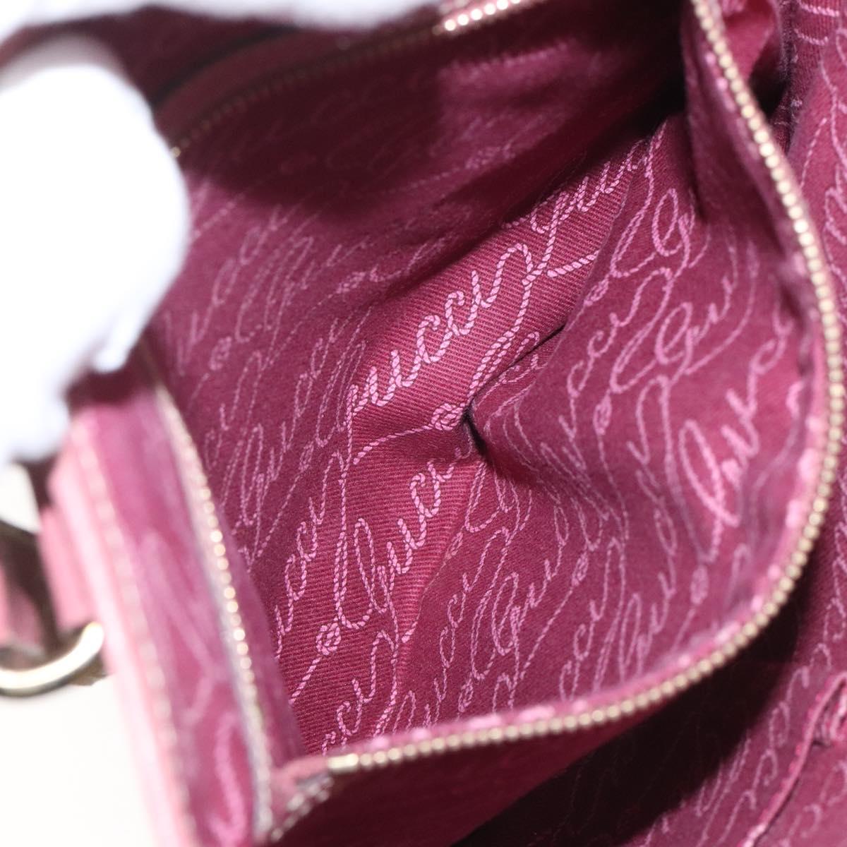GUCCI GG Canvas Tote Bag Beige Pink Auth nb054