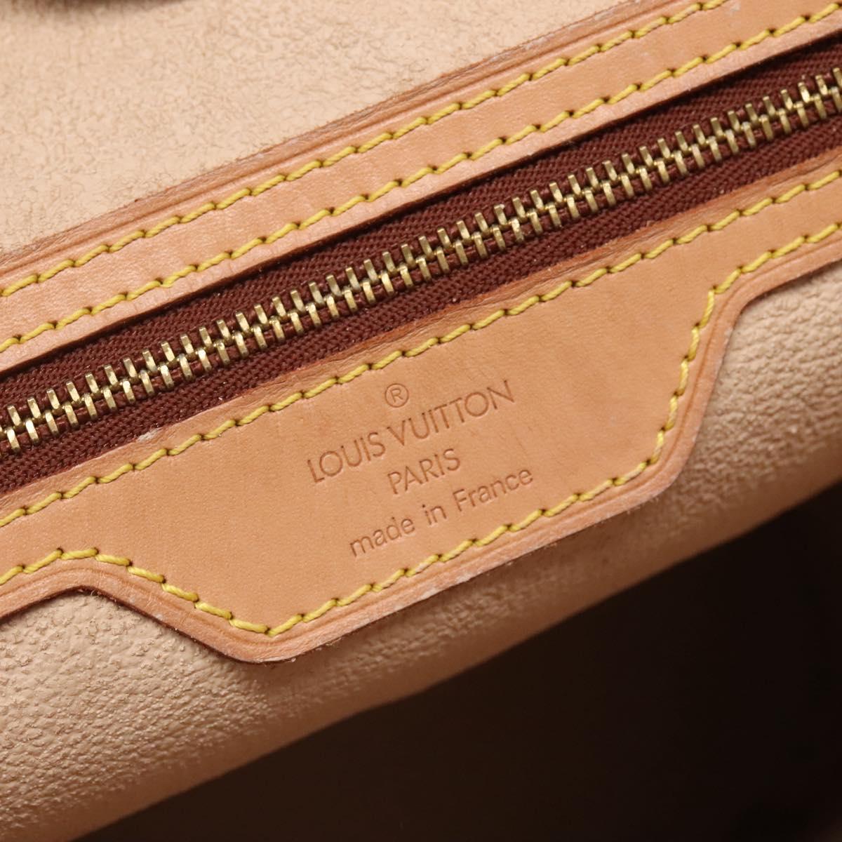 LOUIS VUITTON Monogram Bucket GM Shoulder Bag M42236 LV Auth nb081