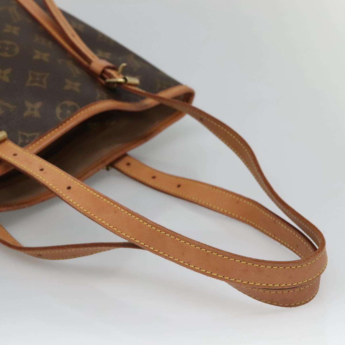 LOUIS VUITTON Monogram Bucket GM Shoulder Bag M42236 LV Auth nb081
