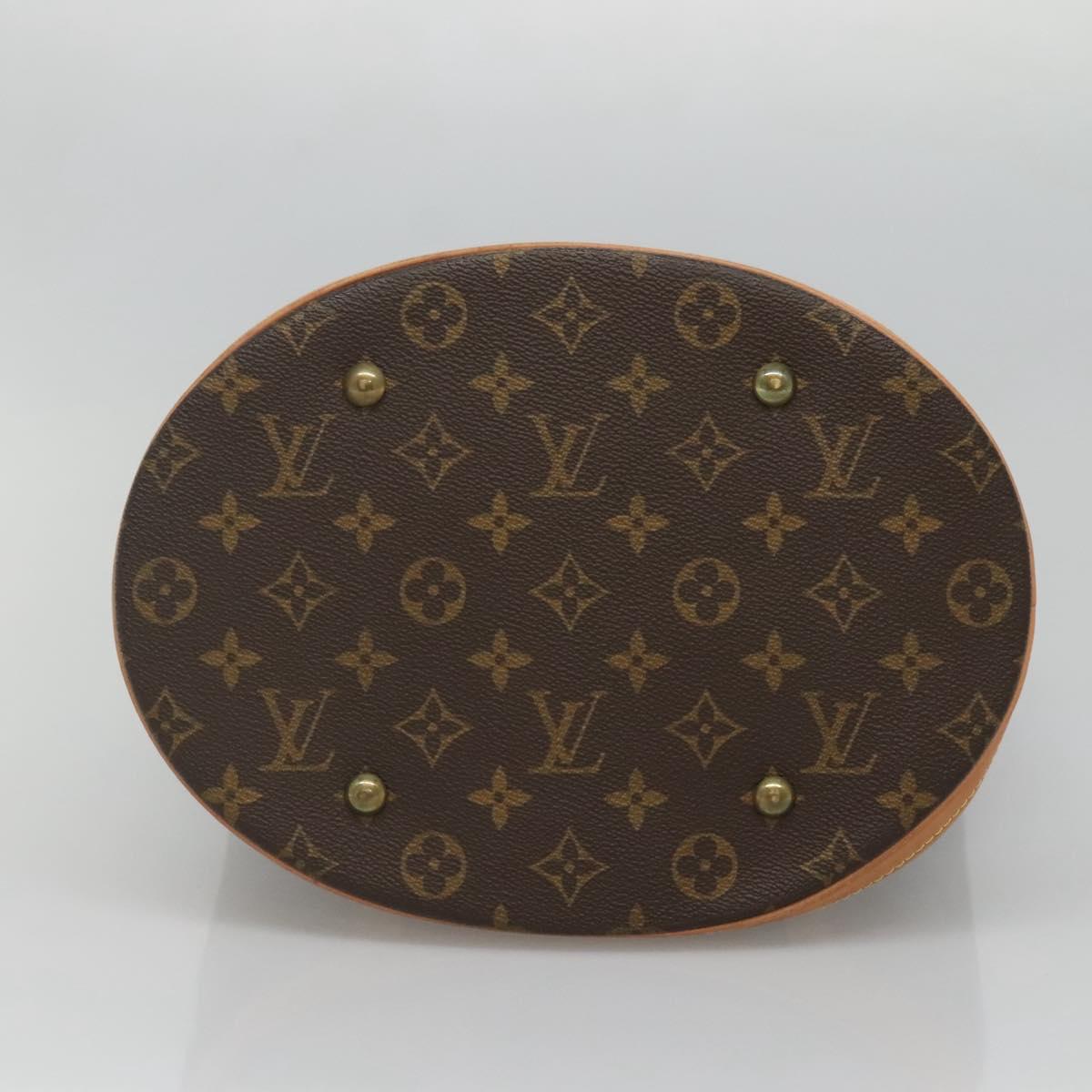 LOUIS VUITTON Monogram Bucket GM Shoulder Bag M42236 LV Auth nb081