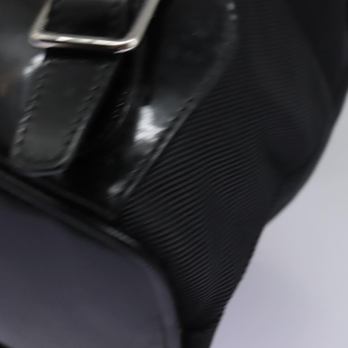 GUCCI Bamboo Backpack Nylon Black 003 1998 0030 Auth nb097