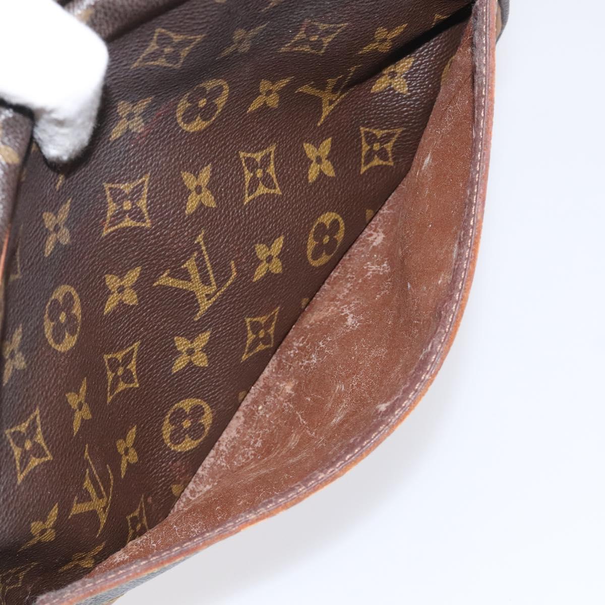 LOUIS VUITTON Monogram Compiegne 28 Clutch Bag M51845 LV Auth nb148