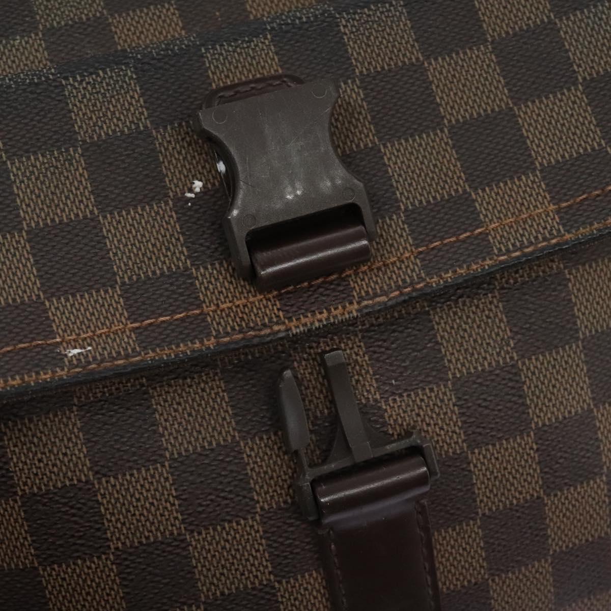 LOUIS VUITTON Damier Ebene Pochette Merwiel Shoulder Bag N51127 LV Auth nb153