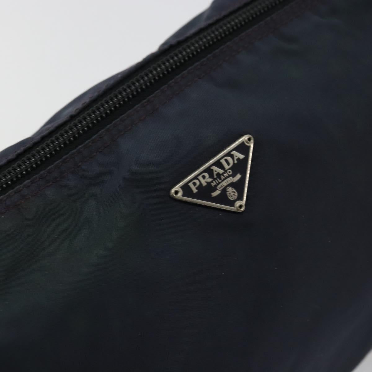 PRADA Pouch Nylon Navy Auth nb170