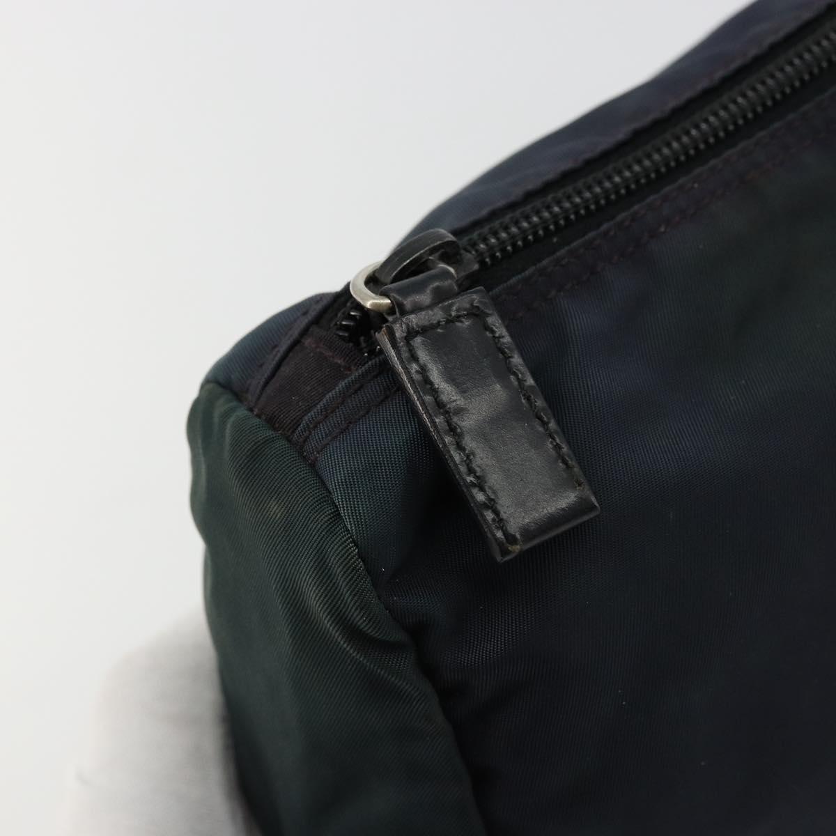 PRADA Pouch Nylon Navy Auth nb170