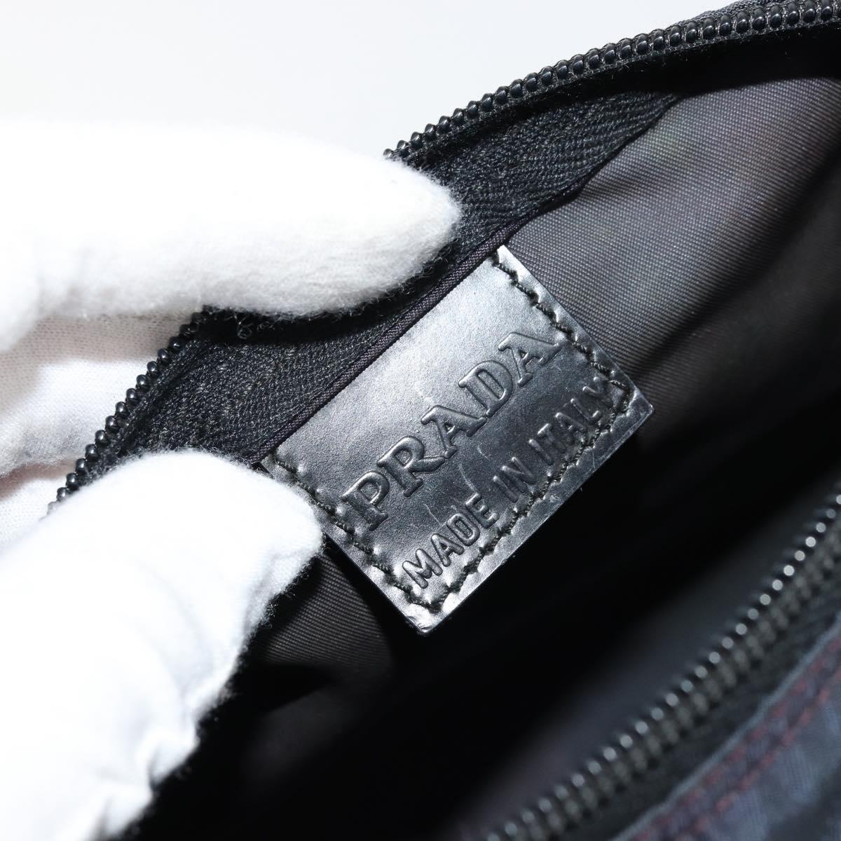 PRADA Pouch Nylon Navy Auth nb170