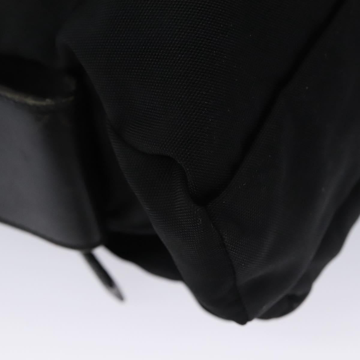 GUCCI Shoulder Bag Nylon Black 019 0312 Auth nb196