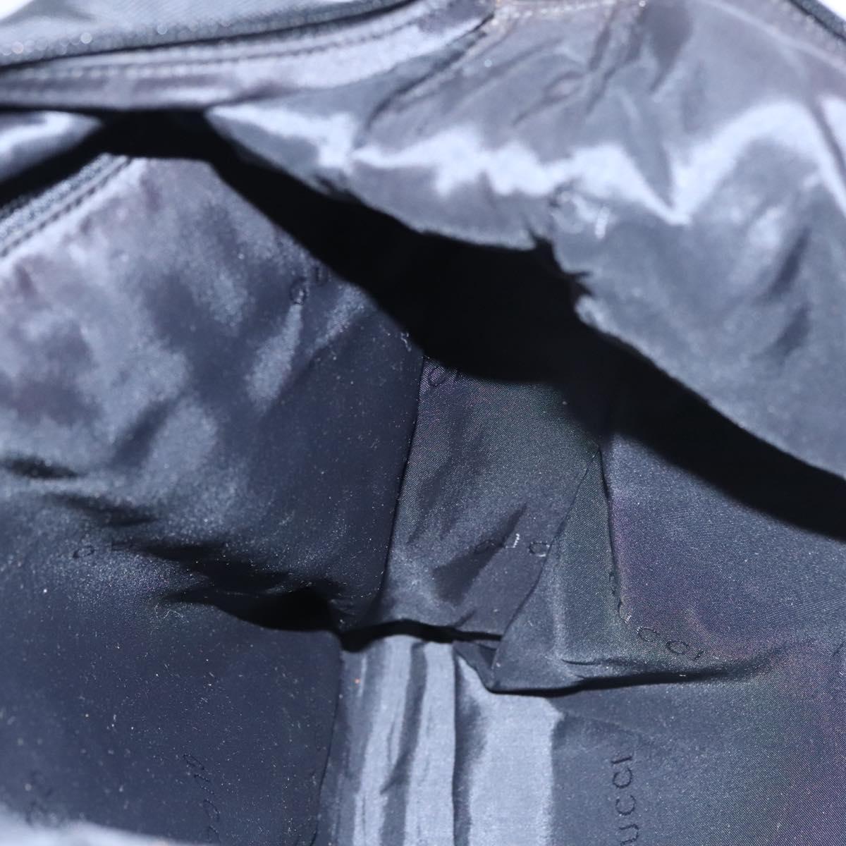 GUCCI Shoulder Bag Nylon Black 019 0312 Auth nb196