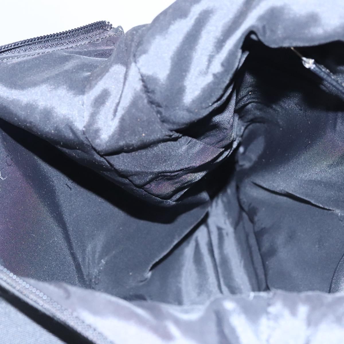 GUCCI Shoulder Bag Nylon Black 019 0312 Auth nb196