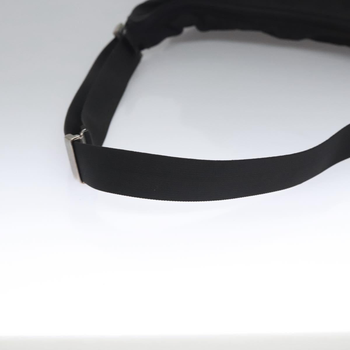 GUCCI Shoulder Bag Nylon Black 019 0312 Auth nb196