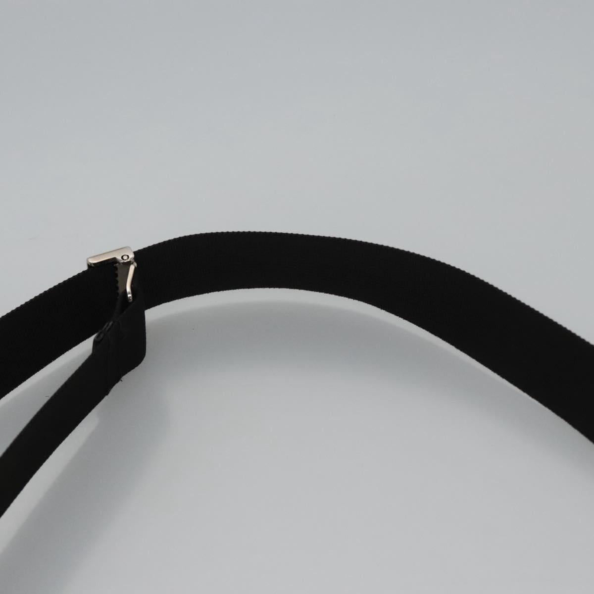 GUCCI Shoulder Bag Nylon Black 019 0312 Auth nb196