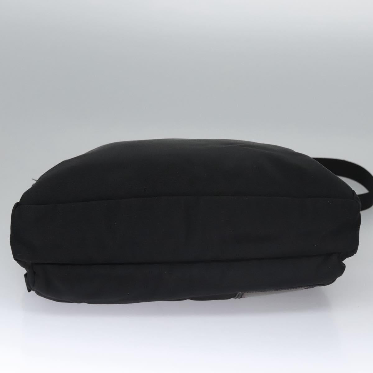 GUCCI Shoulder Bag Nylon Black 019 0312 Auth nb196