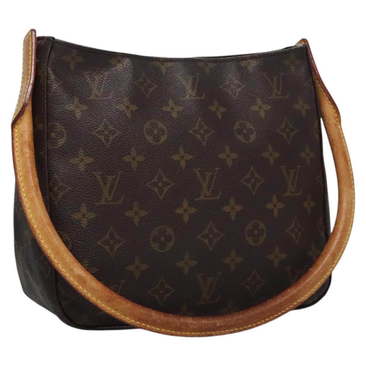 LOUIS VUITTON Monogram Looping MM Shoulder Bag M51146 LV Auth nb213