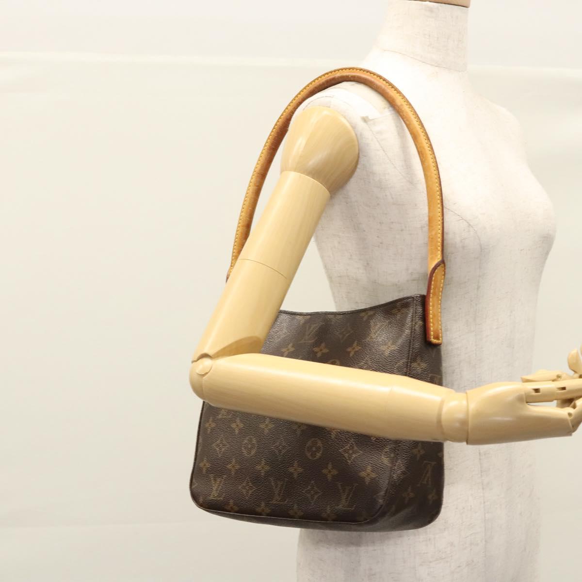 LOUIS VUITTON Monogram Looping MM Shoulder Bag M51146 LV Auth nb213