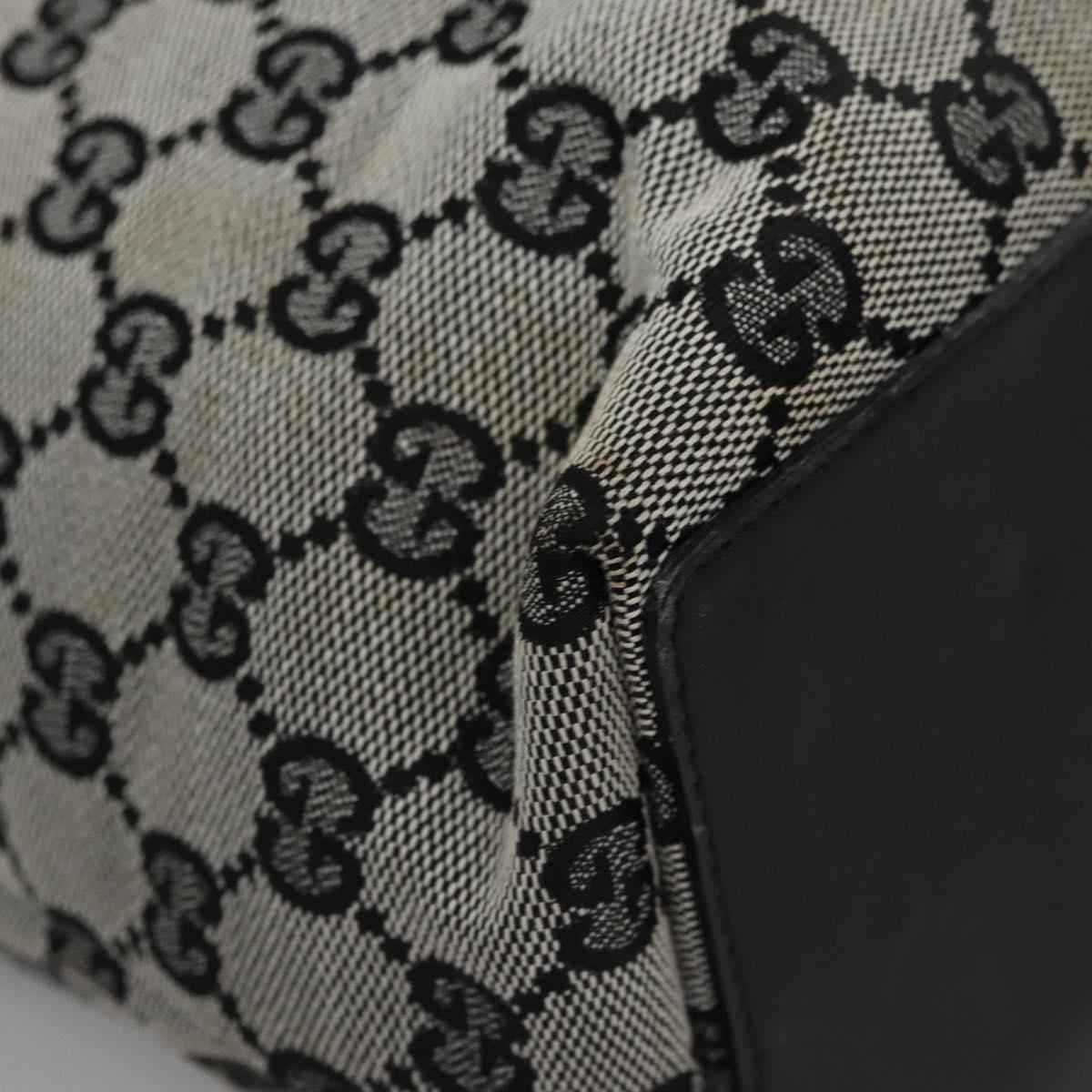 GUCCI GG Canvas Tote Bag Navy gold 002 1098 Auth nb239