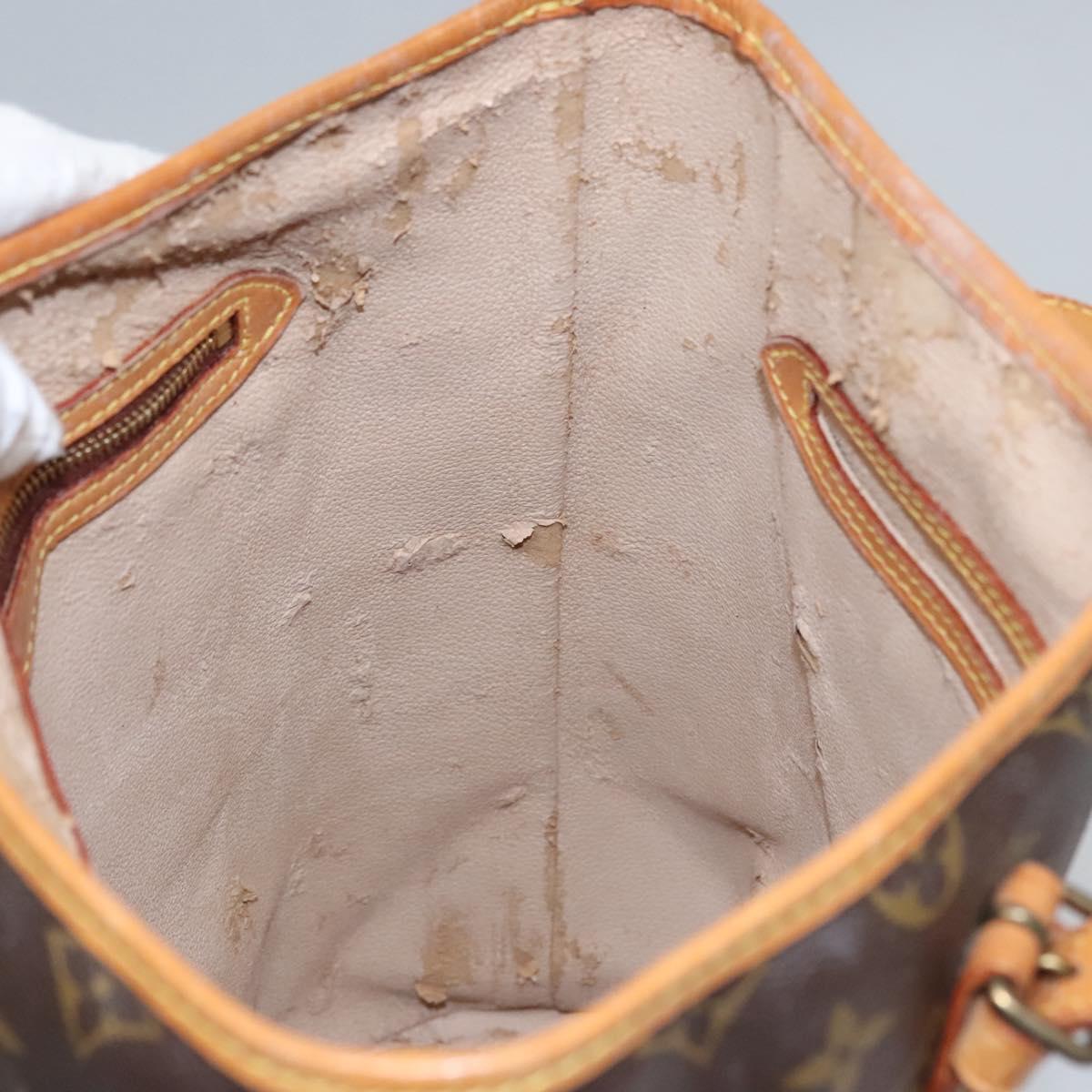 LOUIS VUITTON Monogram Bucket GM Shoulder Bag M42236 LV Auth nb263