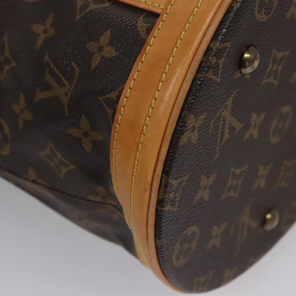 LOUIS VUITTON Monogram Bucket GM Shoulder Bag M42236 LV Auth nb265